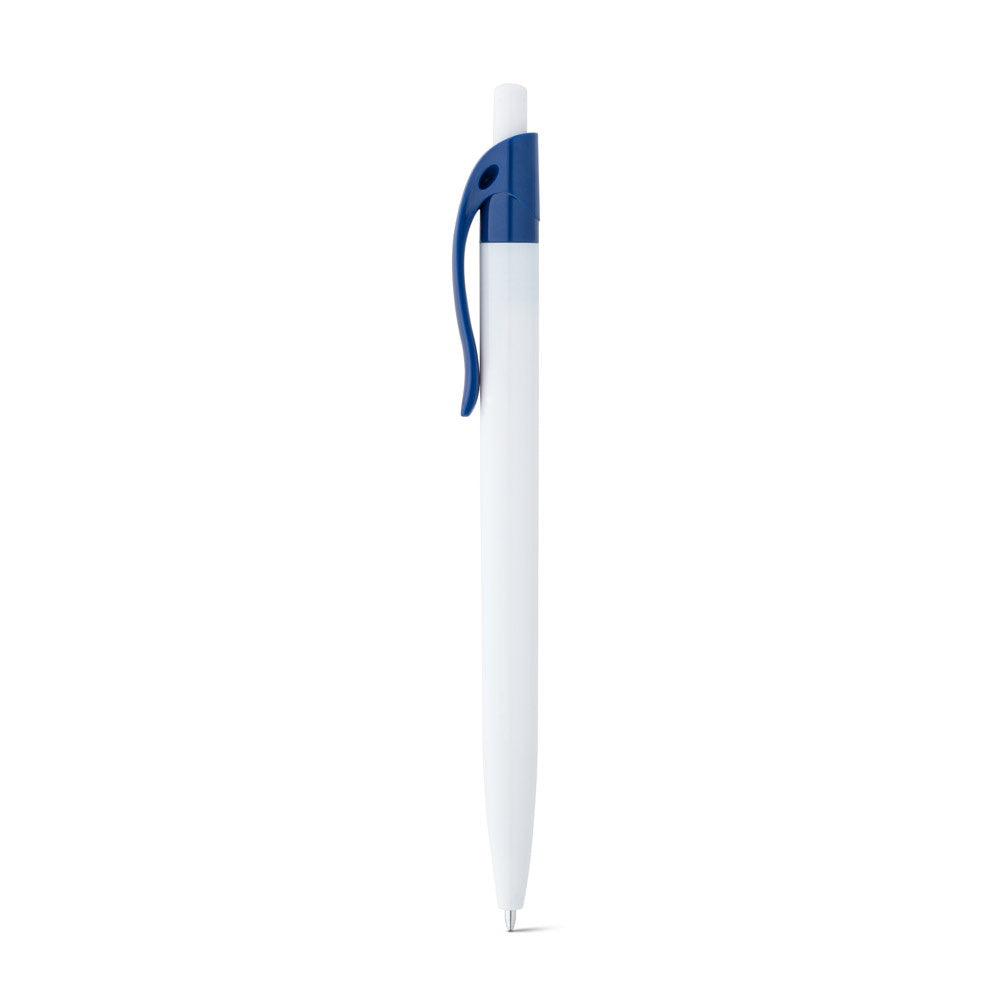MARS promotional pen in blue with custom logo branding