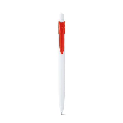 MARS promotional pen in red (detail view) with custom logo branding