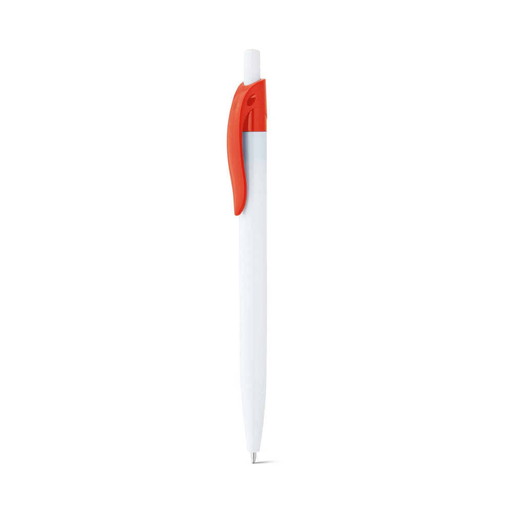 MARS promotional pen in red (detail view) with custom logo branding