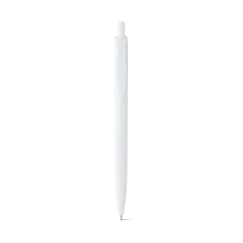 MARS promotional pen in white (detail view) with custom logo branding