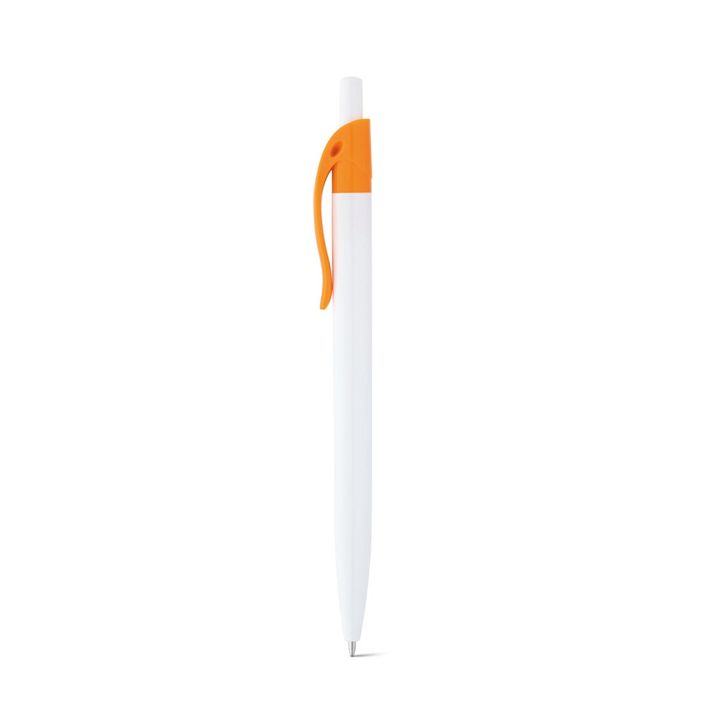 MARS promotional pen in orange with custom logo branding