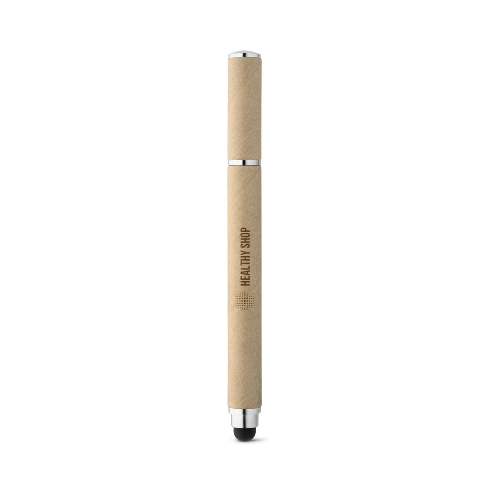 PAPYRUS promotional pen in natural with custom logo branding