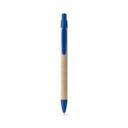 REMI promotional pen in blue (detail view) with custom logo branding