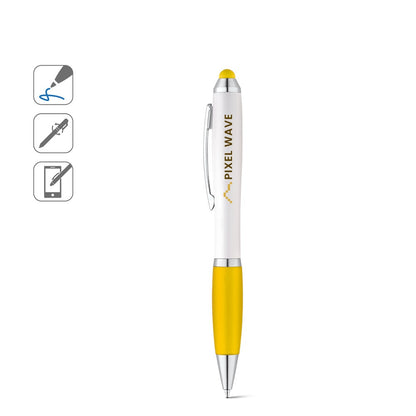 SANS promotional pen (complete set view) with custom logo branding