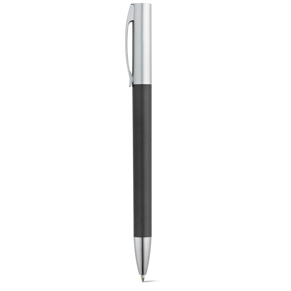ELBE promotional pen in black with custom logo branding