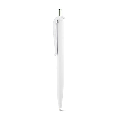 ANA promotional pen in white (detail view) with custom logo branding