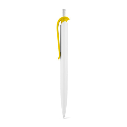 ANA promotional pen in yellow with custom logo branding