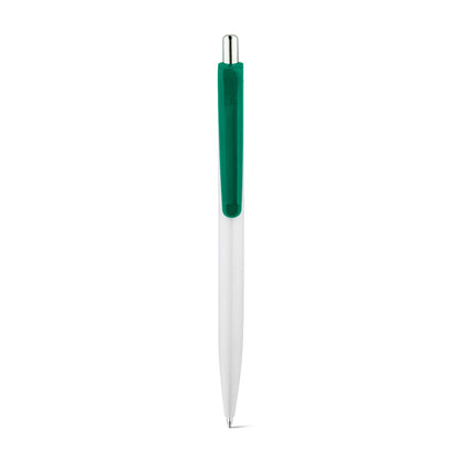 ANA promotional pen in green (detail view) with custom logo branding