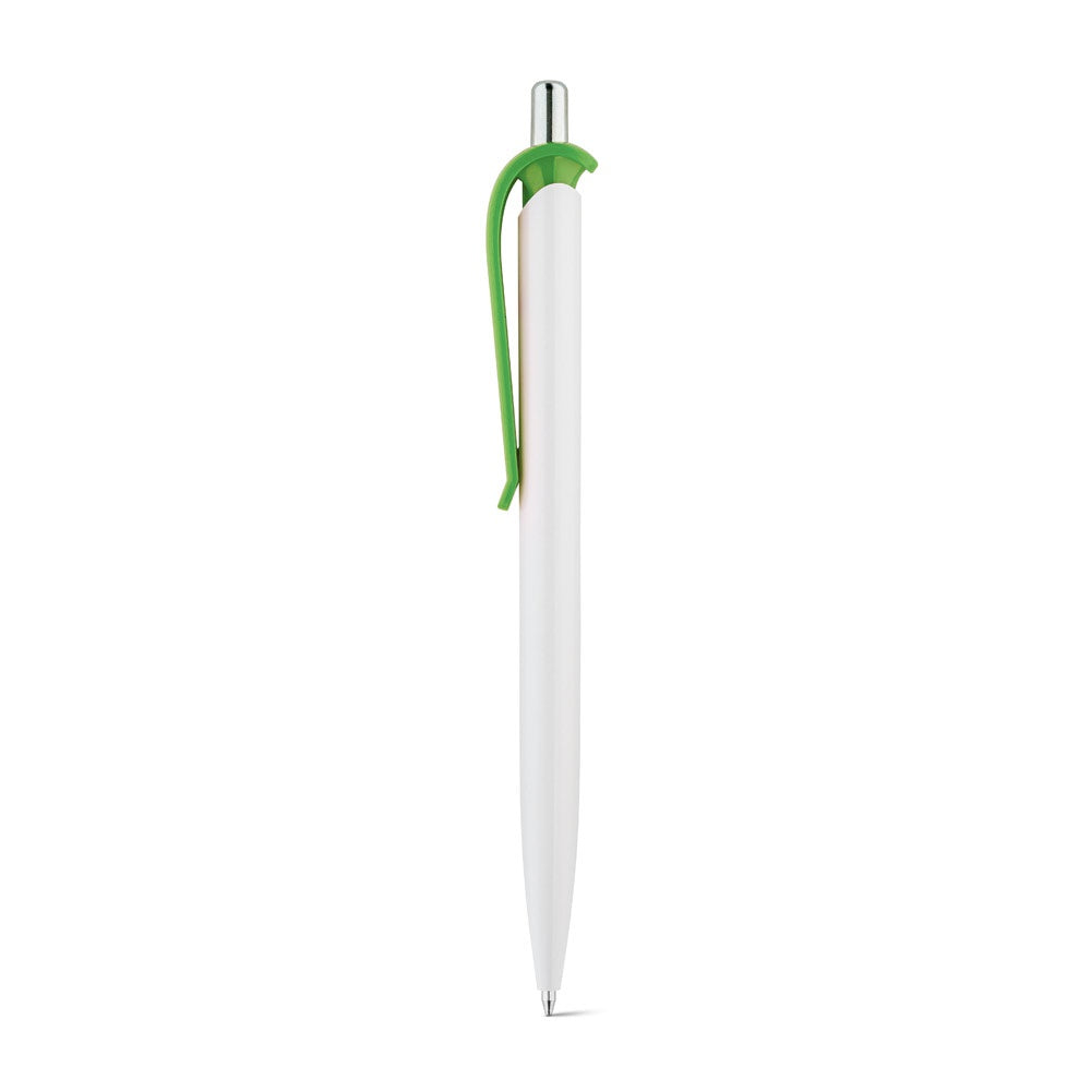 ANA promotional pen in light green with custom logo branding