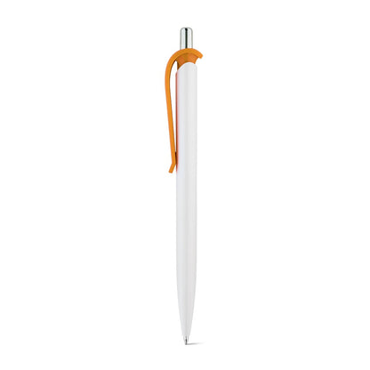 ANA promotional pen in orange with custom logo branding