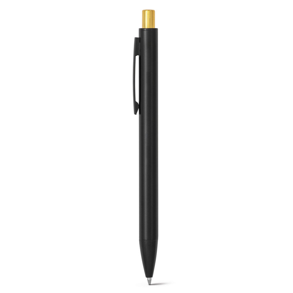 JOAN promotional pen in golden with custom logo branding