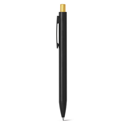 JOAN promotional pen in golden with custom logo branding