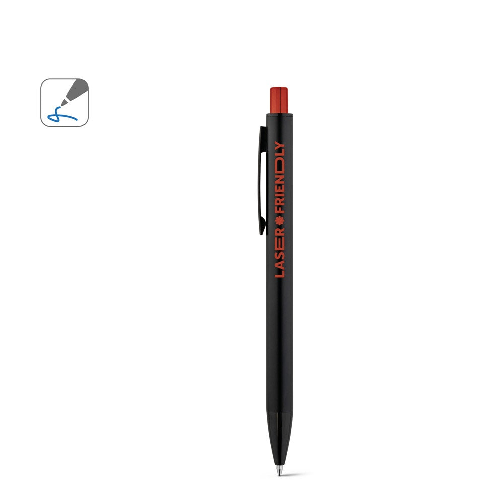 JOAN promotional pen (complete set view) with custom logo branding