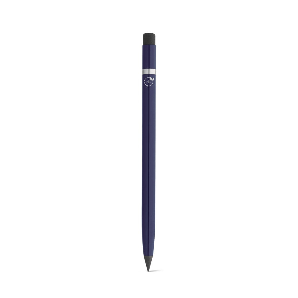 LIMITLESS promotional pen in blue with custom logo branding