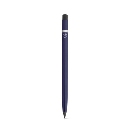 LIMITLESS promotional pen in blue with custom logo branding