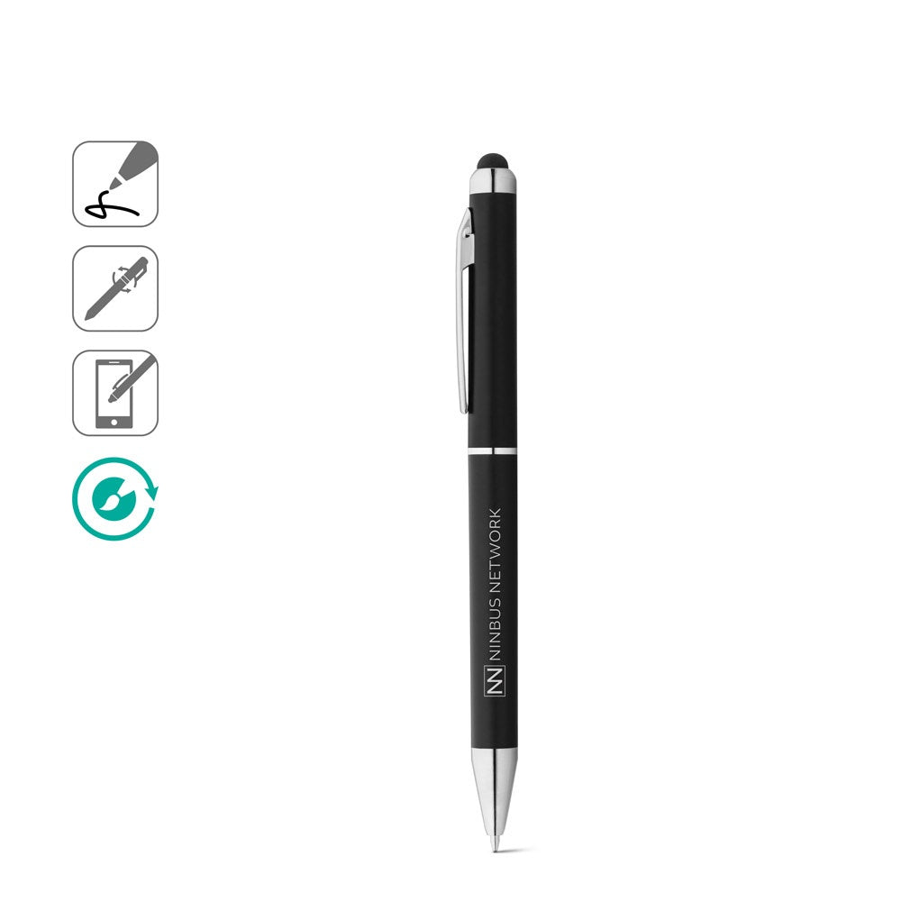 ESLA promotional pen (complete set view) with custom logo branding