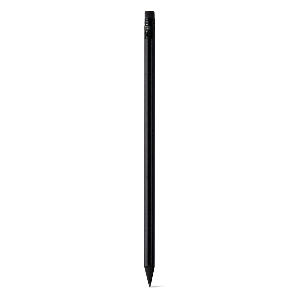 ERNSTER promotional pen in black with custom logo branding