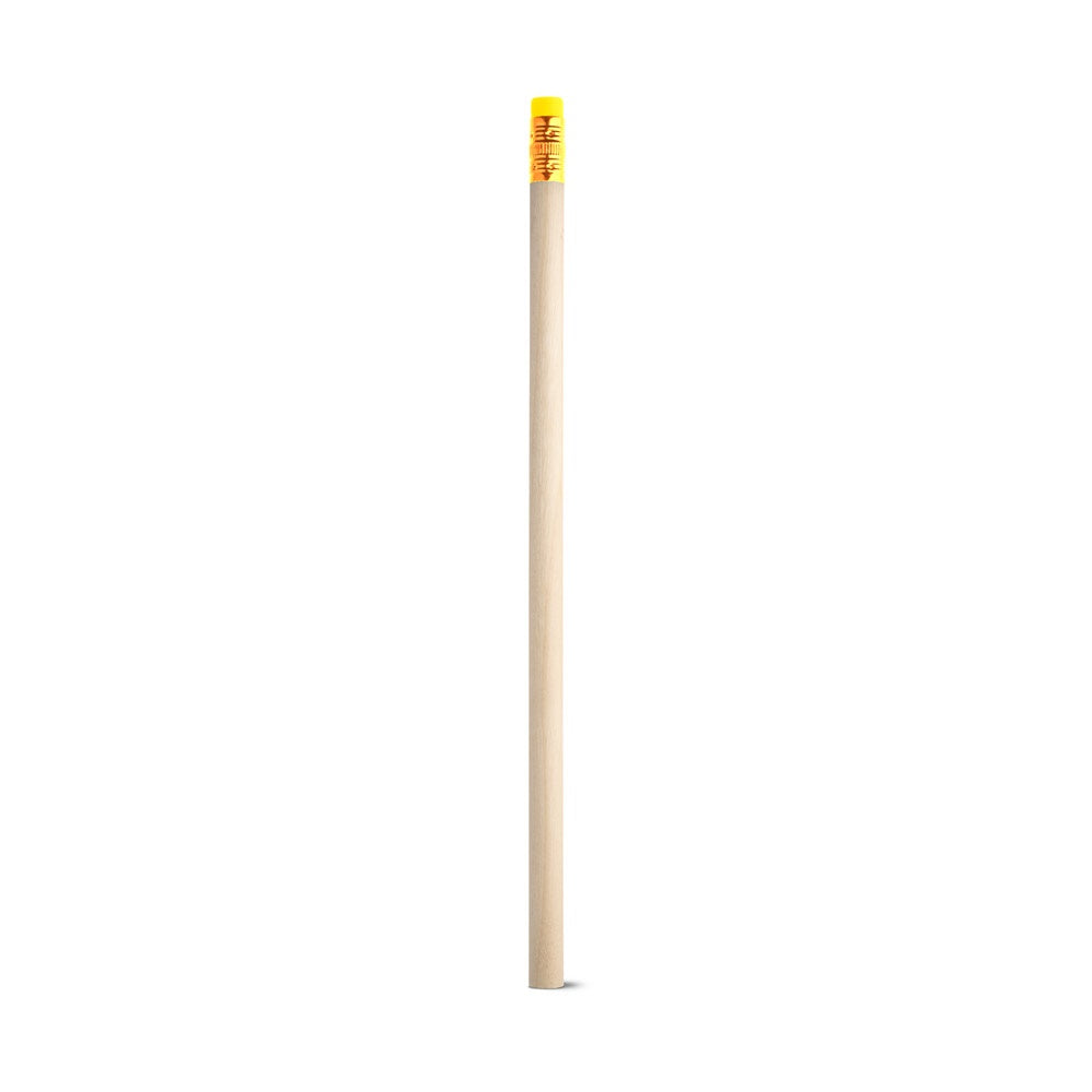 POLLOCK promotional pen in yellow with custom logo branding