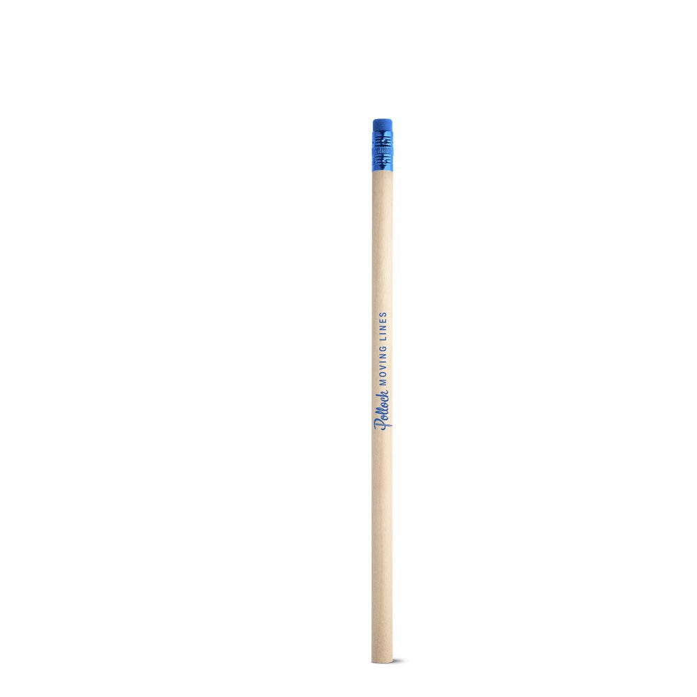 POLLOCK promotional pen (complete set view) with custom logo branding