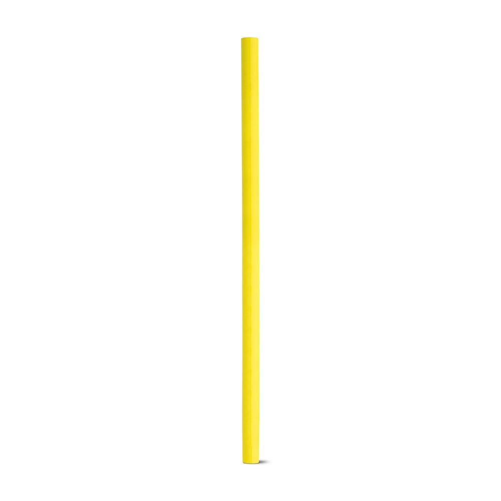 LUCIAN promotional pen in yellow with custom logo branding