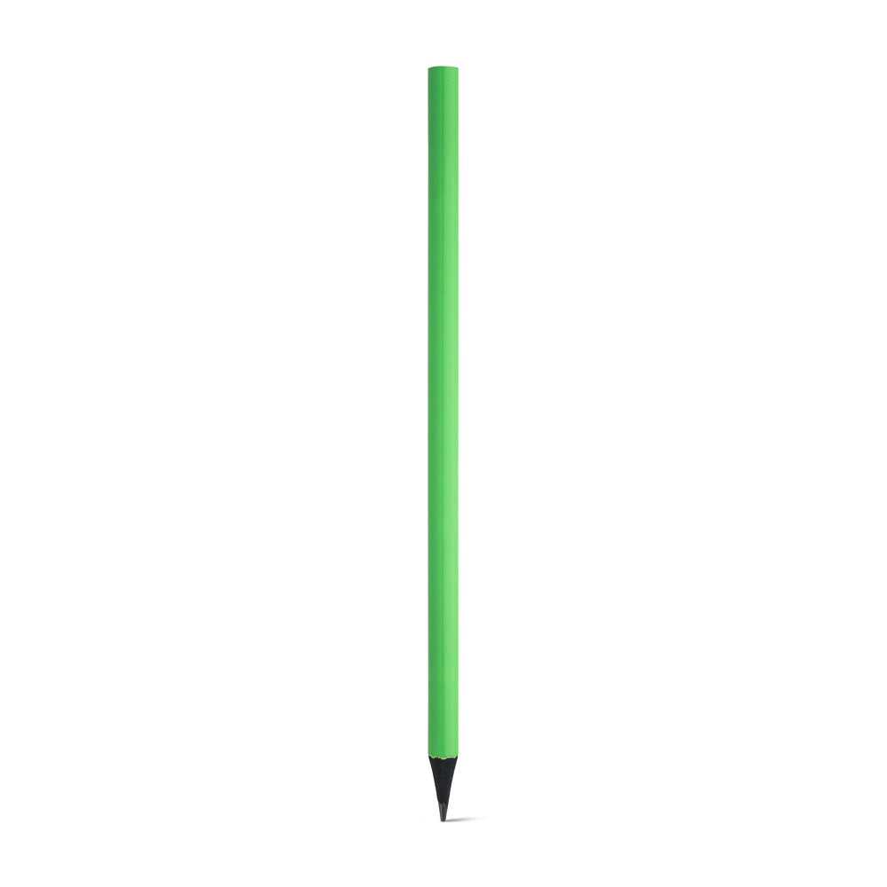 LUCIAN promotional pen in light green (detail view) with custom logo branding