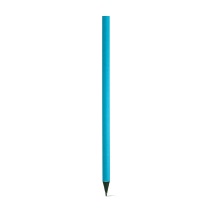 LUCIAN promotional pen in light blue (detail view) with custom logo branding