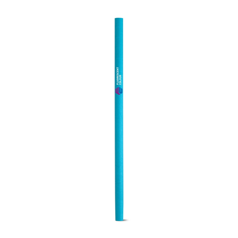 LUCIAN promotional pen in light blue with custom logo branding