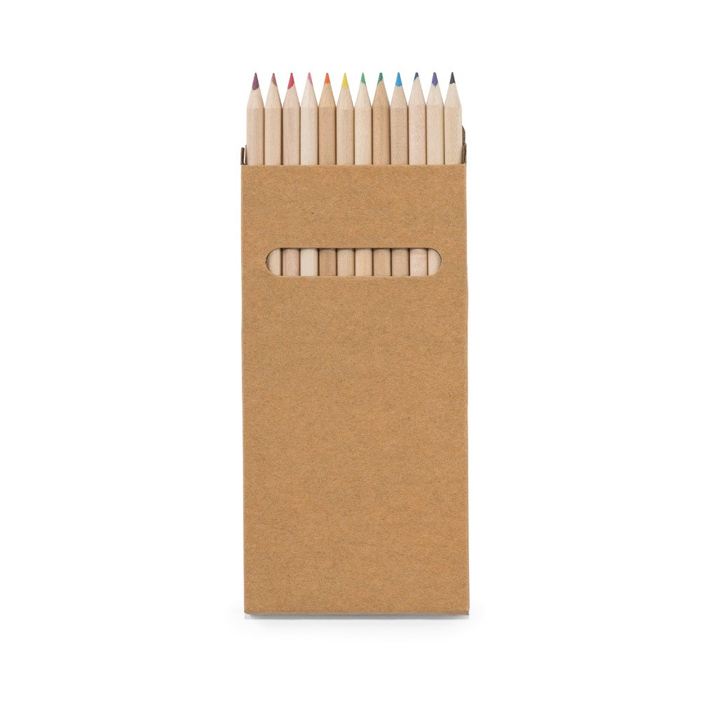 CROCO promotional pen in natural (detail view) with custom logo branding