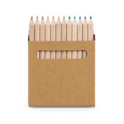 COLOURED promotional pen in natural (detail view) with custom logo branding