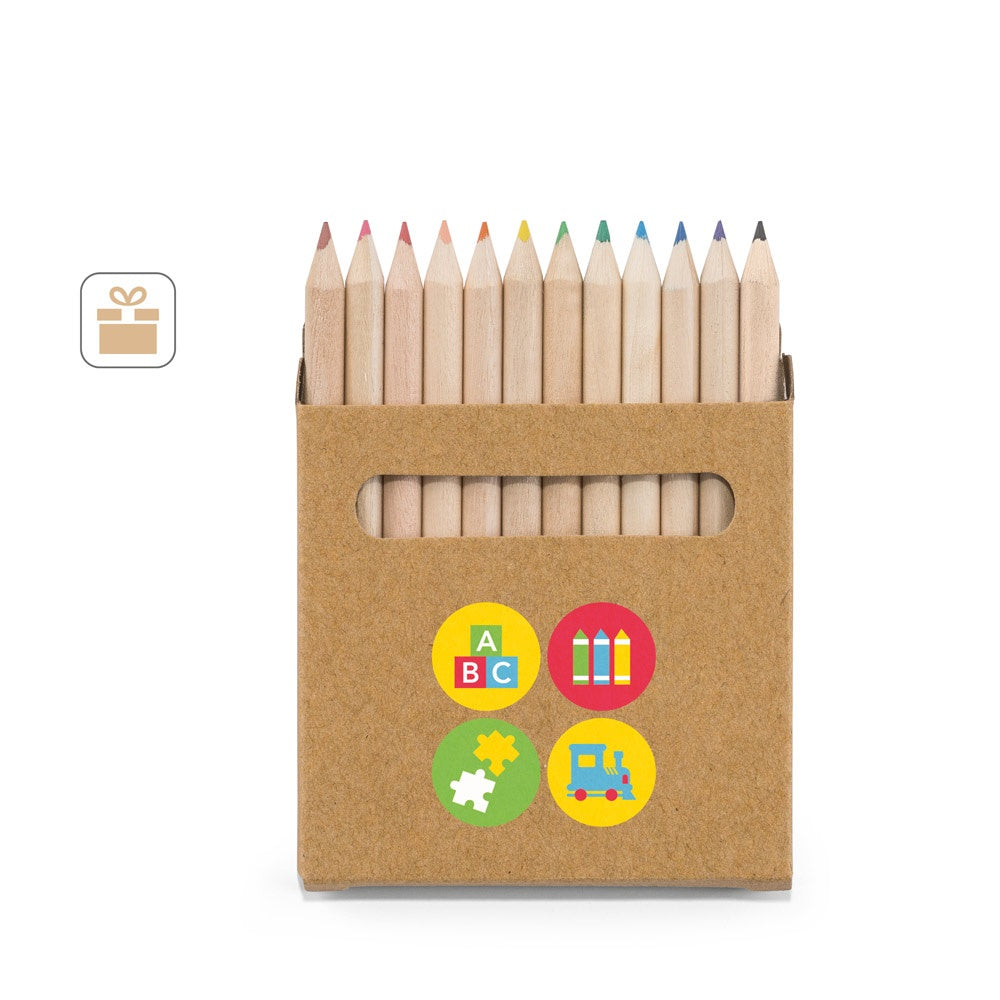 COLOURED promotional pen (complete set view) with custom logo branding