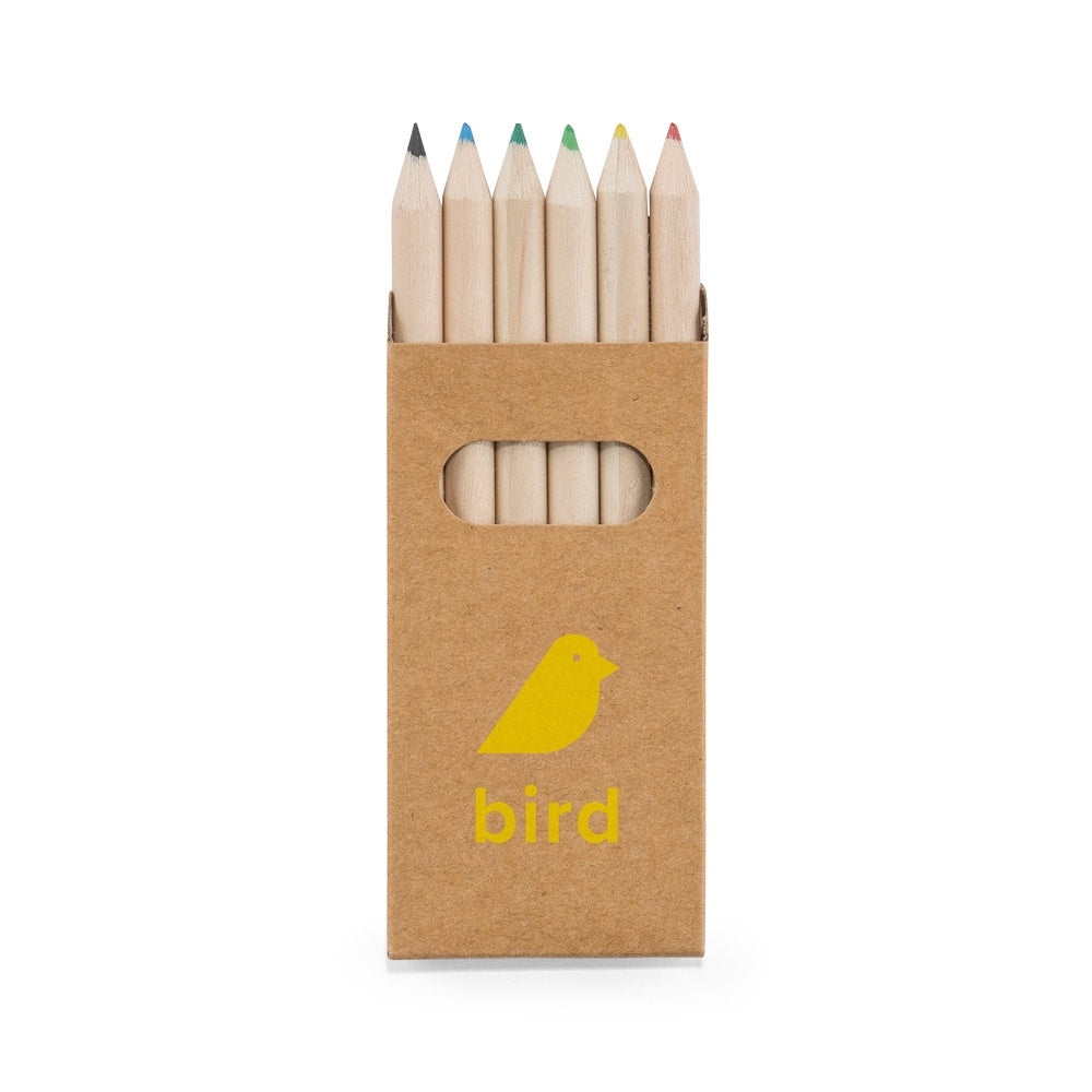 BIRD promotional pen in natural with custom logo branding