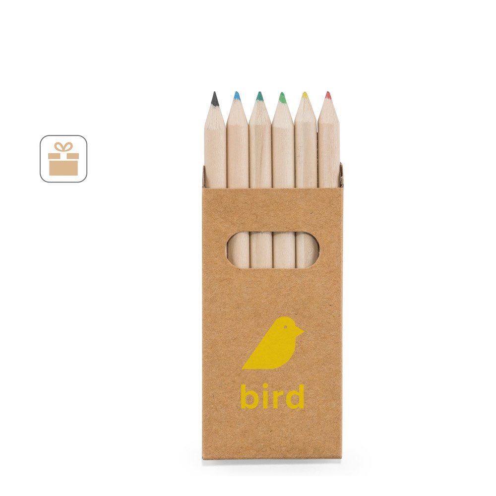 BIRD promotional pen (complete set view) with custom logo branding