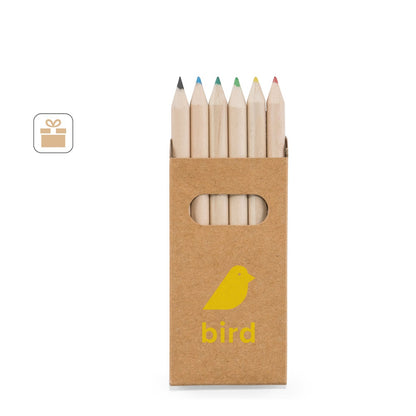 BIRD promotional pen (complete set view) with custom logo branding