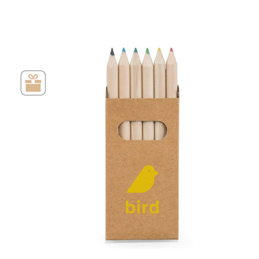 BIRD promotional pen (complete set view) with custom logo branding
