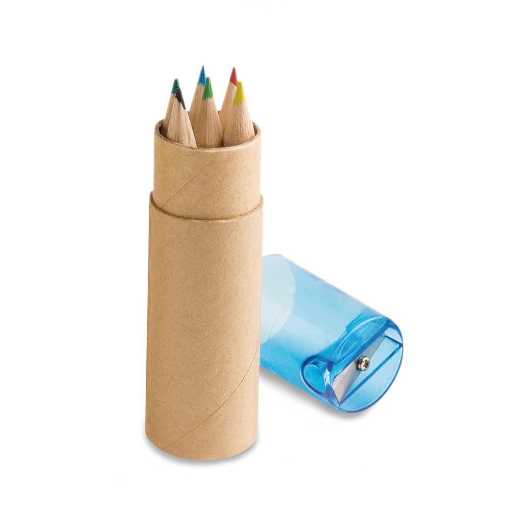 ROLS promotional pen in blue (detail view) with custom logo branding