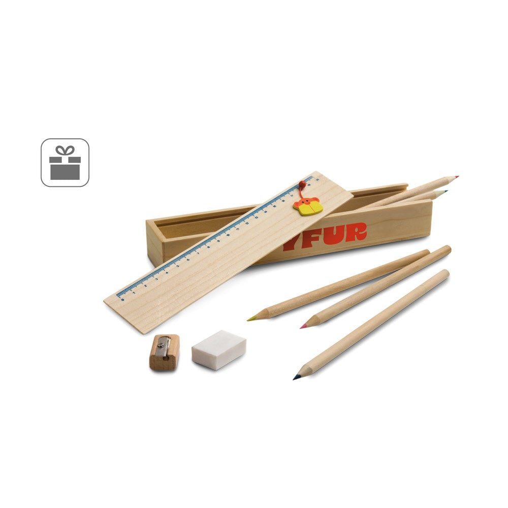 DOODLE promotional pen (complete set view) with custom logo branding