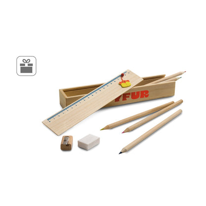 DOODLE promotional pen (complete set view) with custom logo branding