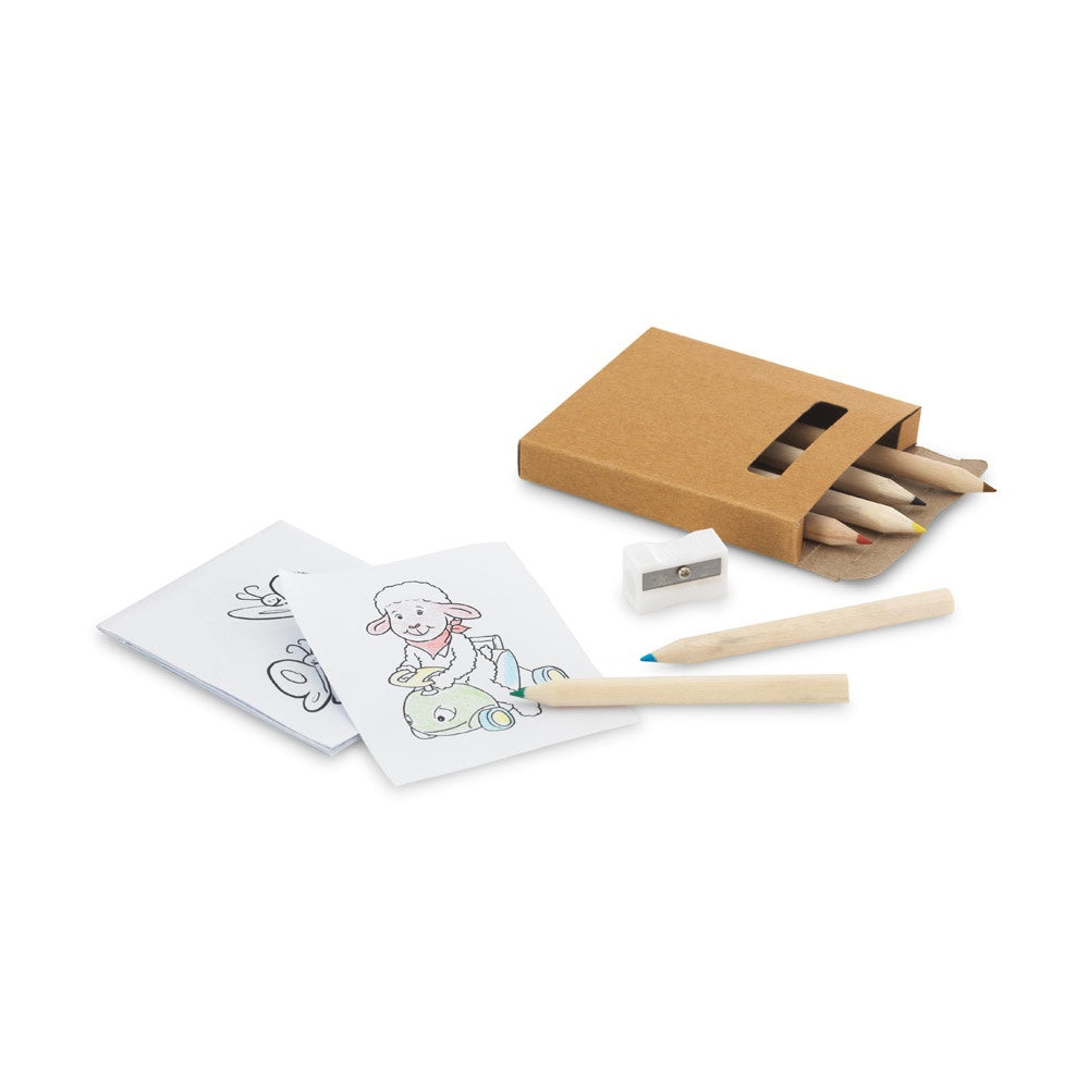 ANIM promotional pen in natural with custom logo branding