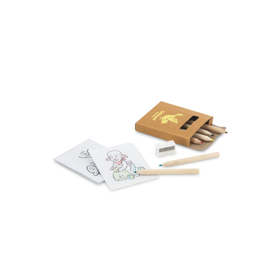 ANIM promotional pen (complete set view) with custom logo branding