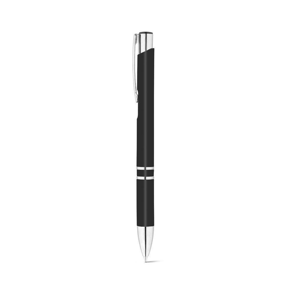 BETA WHEAT promotional pen in black with custom logo branding