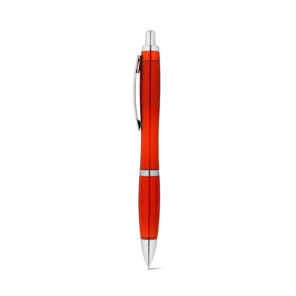 SWING rPET promotional pen in red with custom logo branding