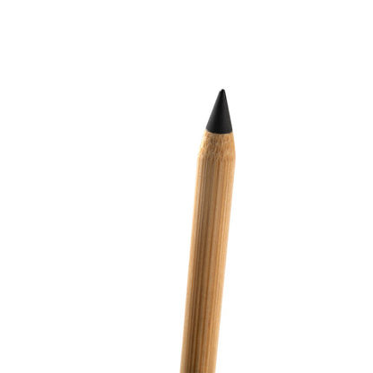 INFINITY promotional pen in natural (detail view) with custom logo branding