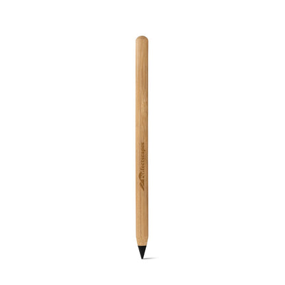 INFINITY promotional pen in natural with custom logo branding
