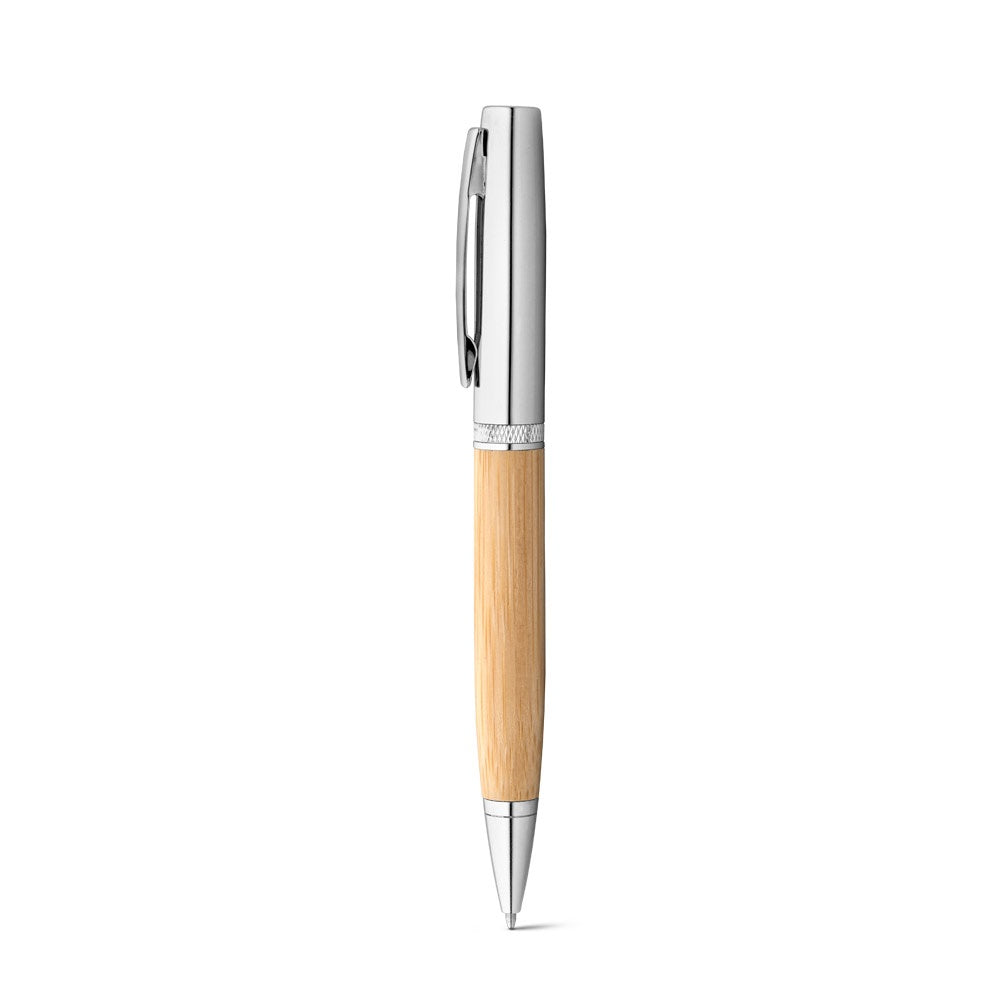 FUJI promotional pen in natural with custom logo branding