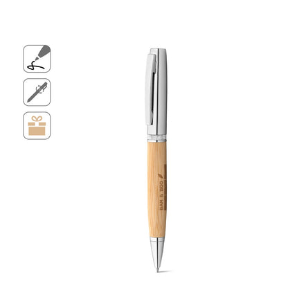 FUJI promotional pen (complete set view) with custom logo branding