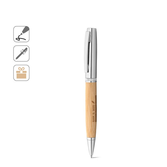 FUJI promotional pen (complete set view) with custom logo branding