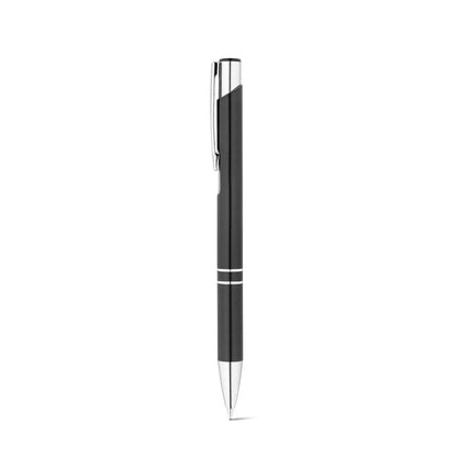 RE-BETA promotional pen in black with custom logo branding
