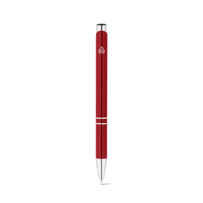 RE-BETA promotional pen in red (detail view) with custom logo branding