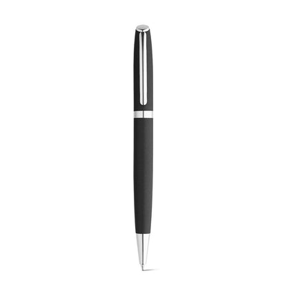 RE-LANDO-SET promotional writing set in black (detail view) with custom logo branding