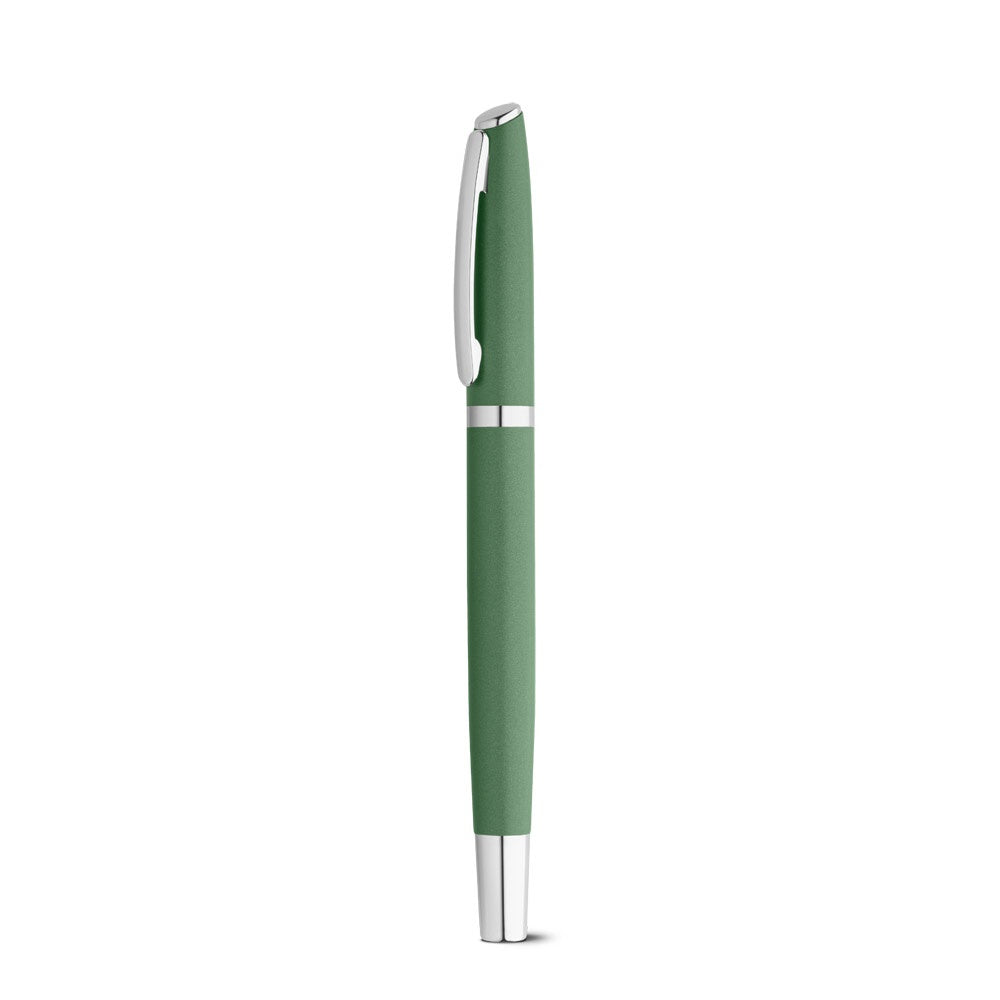 RE-LANDO-SET promotional writing set in green with custom logo branding